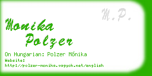 monika polzer business card